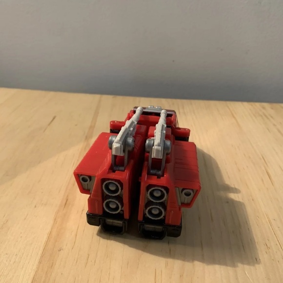 Power Rangers Turbo Deluxe Double Morphing Rescue Megazord 1997 Red Vehicle Only - Picture 5 of 6